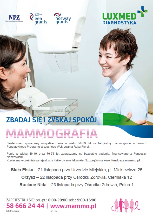 Plakat MAMMOGRAFIA