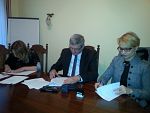 Podpisanie umowy w Narodowym Funduszu Ochrony Środowiska w Warszawie