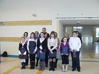 Nagrodzeni uczniowie Szkoły Podstawowej w Kumielsku